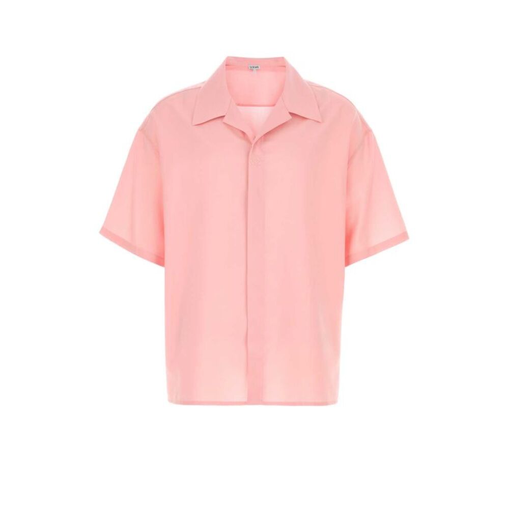 Loewe Men Pink Wool Shirt